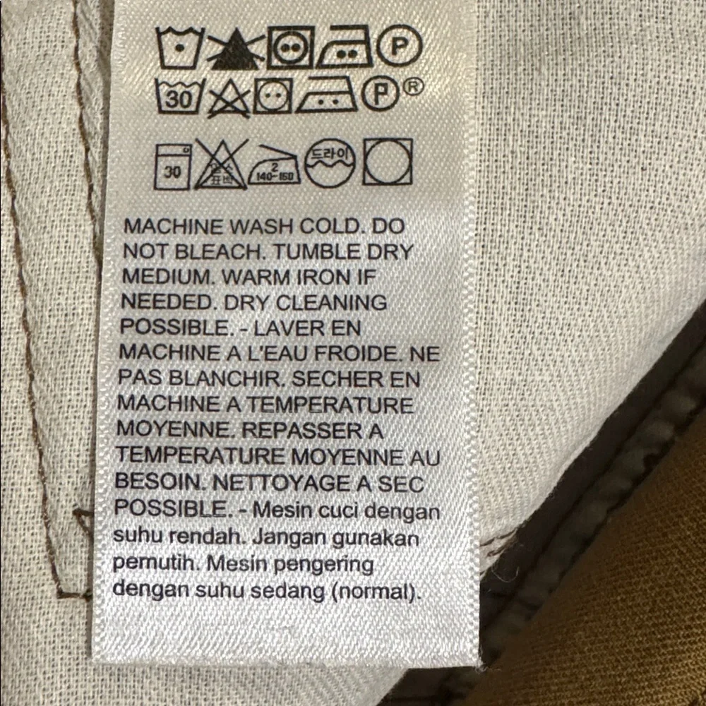 Levi's 541 Khaki/Tan Straight-Leg Jeans-Size:  38x36
